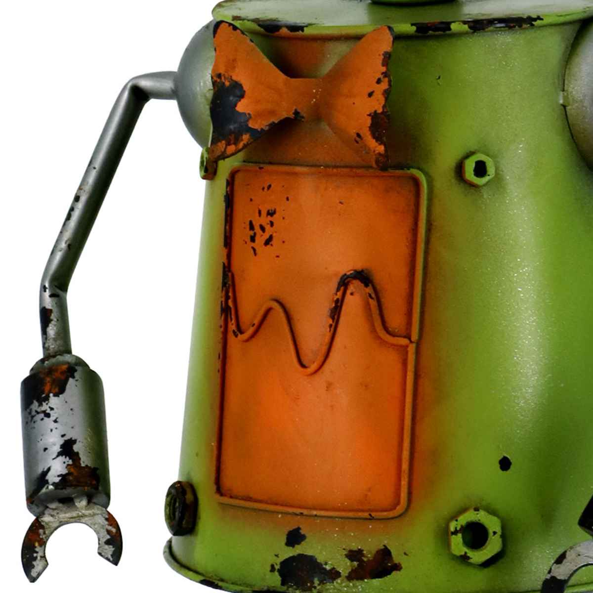 オーナメント ロボット シルバー （ 置物 オブジェ ガーデン