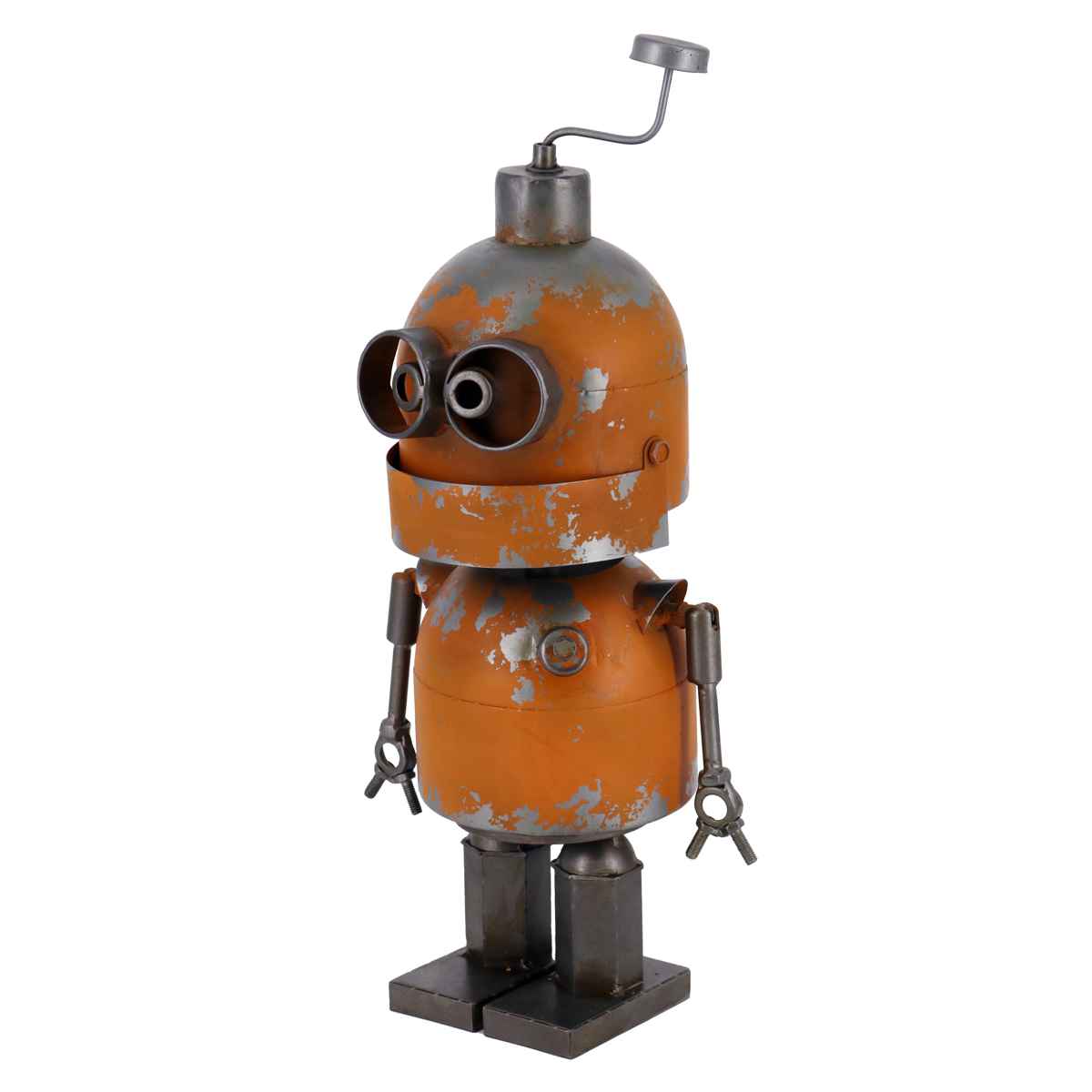 オーナメント ロボット オレンジ （ 置物 オブジェ ガーデン