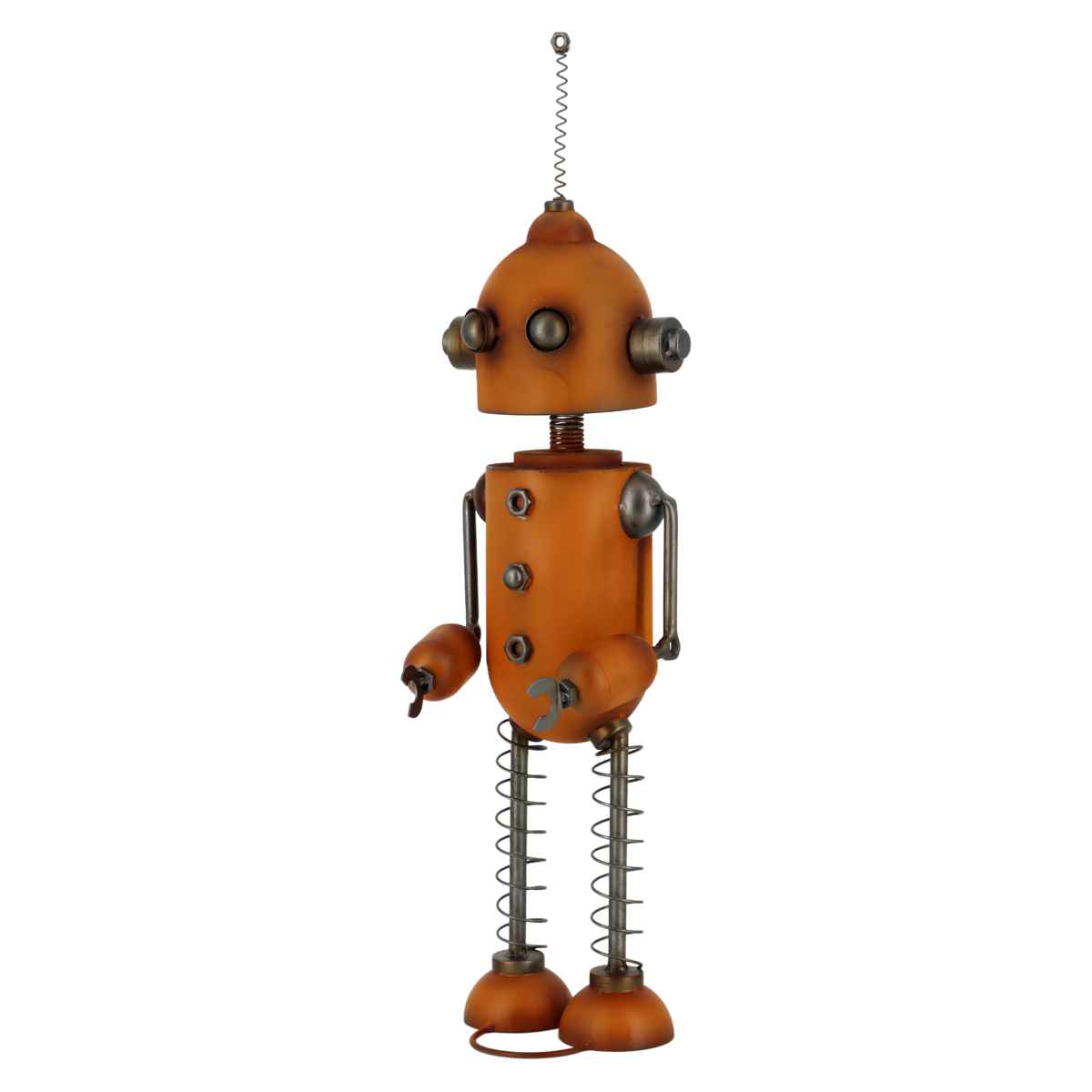 オーナメント ロボット オレンジ （ 置物 オブジェ ガーデン