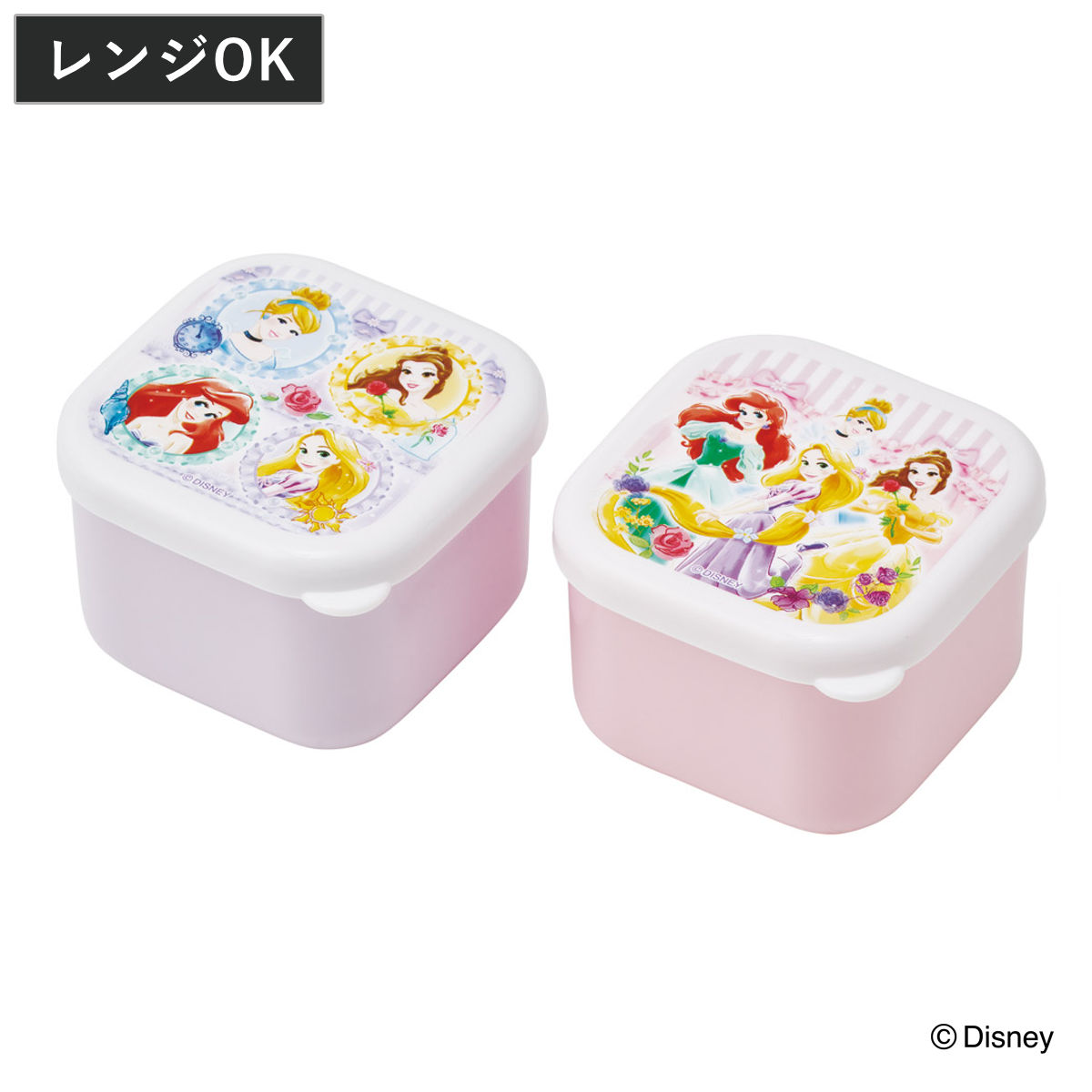 スケーター 弁当箱 ミニシールボックス2個セット プリンセス26