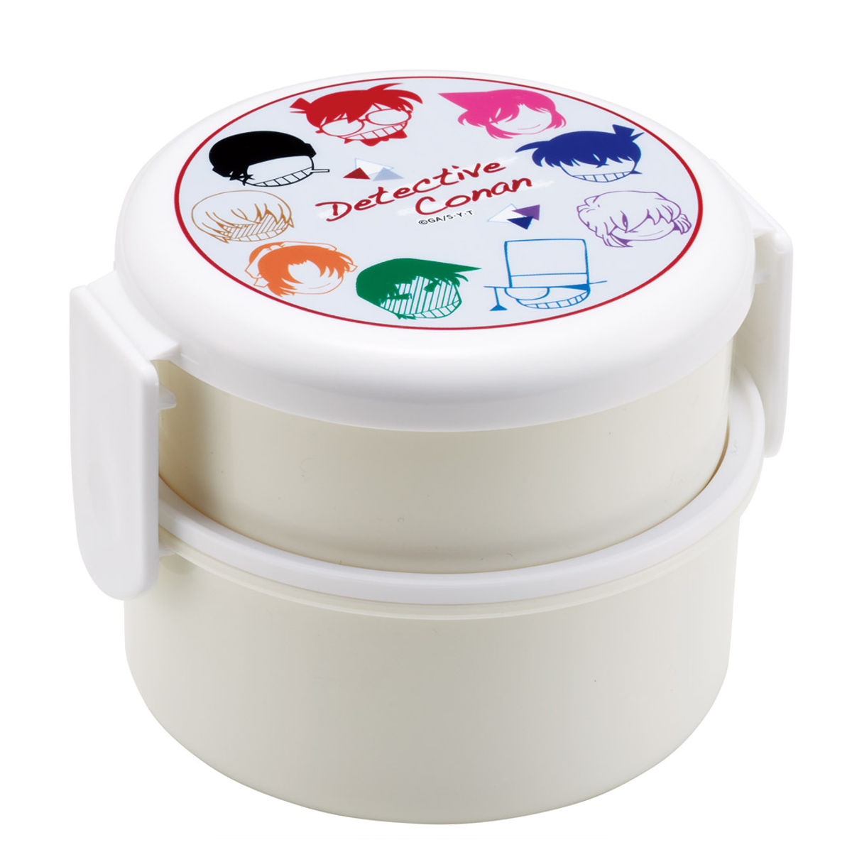 スケーター 弁当箱 500ml 丸型ランチボックス2段 名探偵コナン （ お