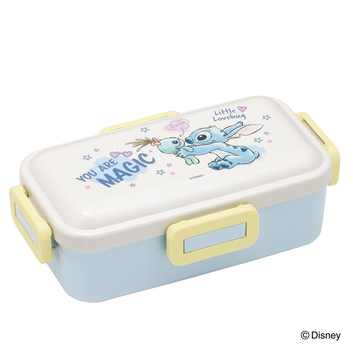 ゲームセンター限定非売品・新品未使用・スティッチ「お弁当箱」 スケーター 弁当箱 530ml ふわっと弁当箱 スティッチ ハグ （ ランチ