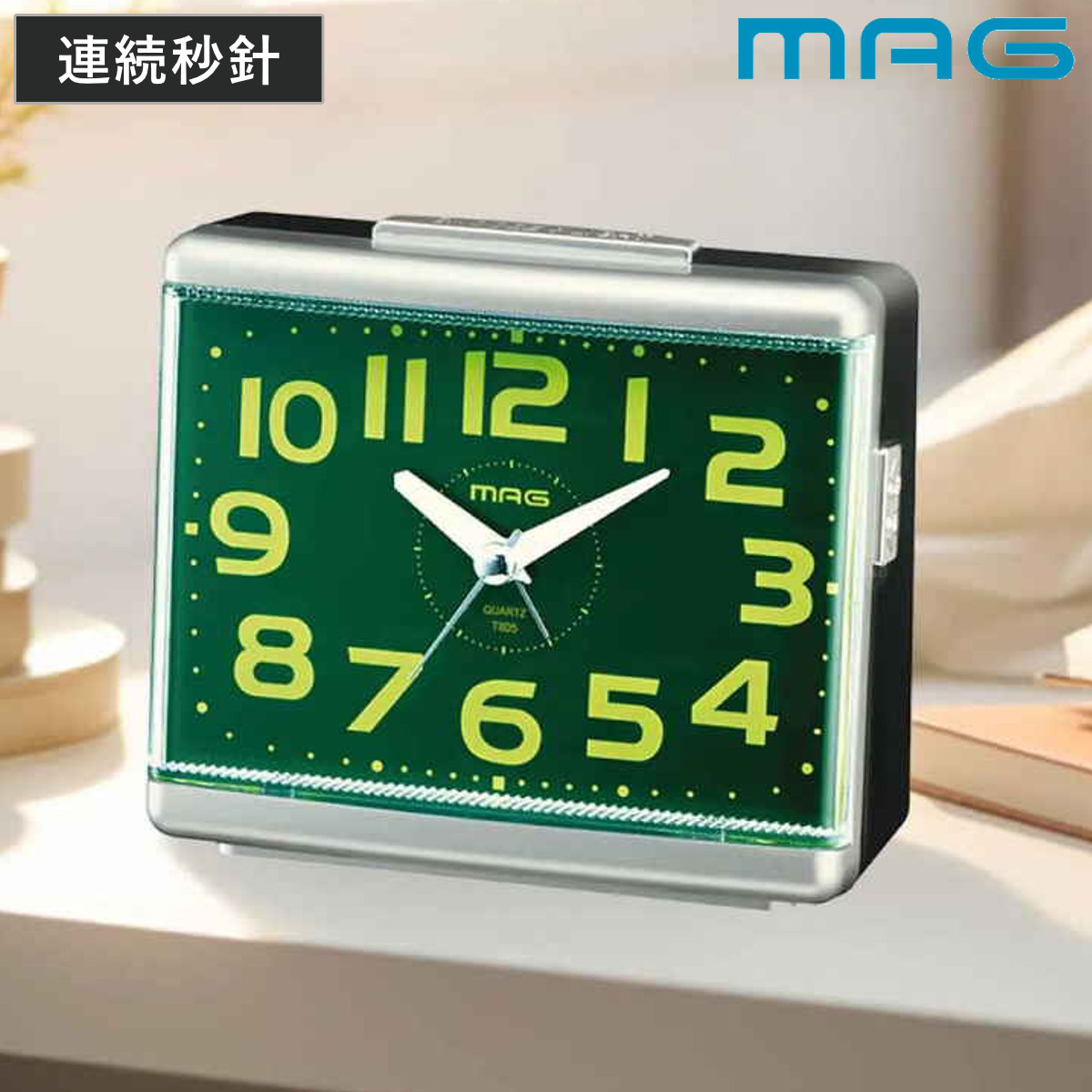 置き時計 エクラク デスククロック フルール インテリア アナログ