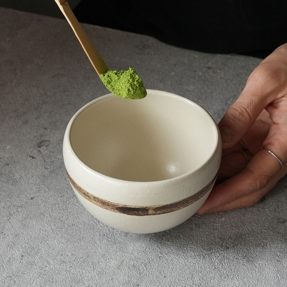 SALIU（サリュウ） 抹茶碗 抹茶こふく碗 （ 10.5cm 陶器 美濃焼き 日本