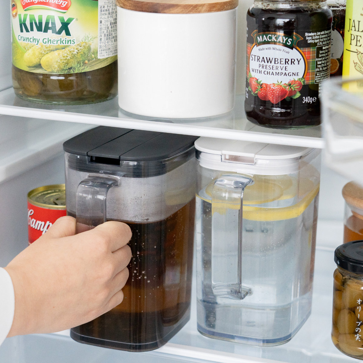 ピッチャー 棚に収まる冷水筒 1.5L ( 食...の詳細画像2