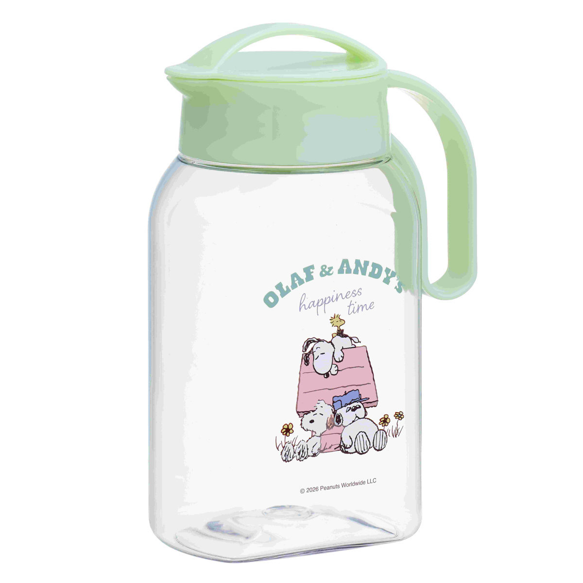 ルータインドラシューテ　水差しピッチャー　　野豚とジャガイモと青菜 Lustroware（ラストロウェア） ピッチャー 1.8L スヌーピー タテヨコ