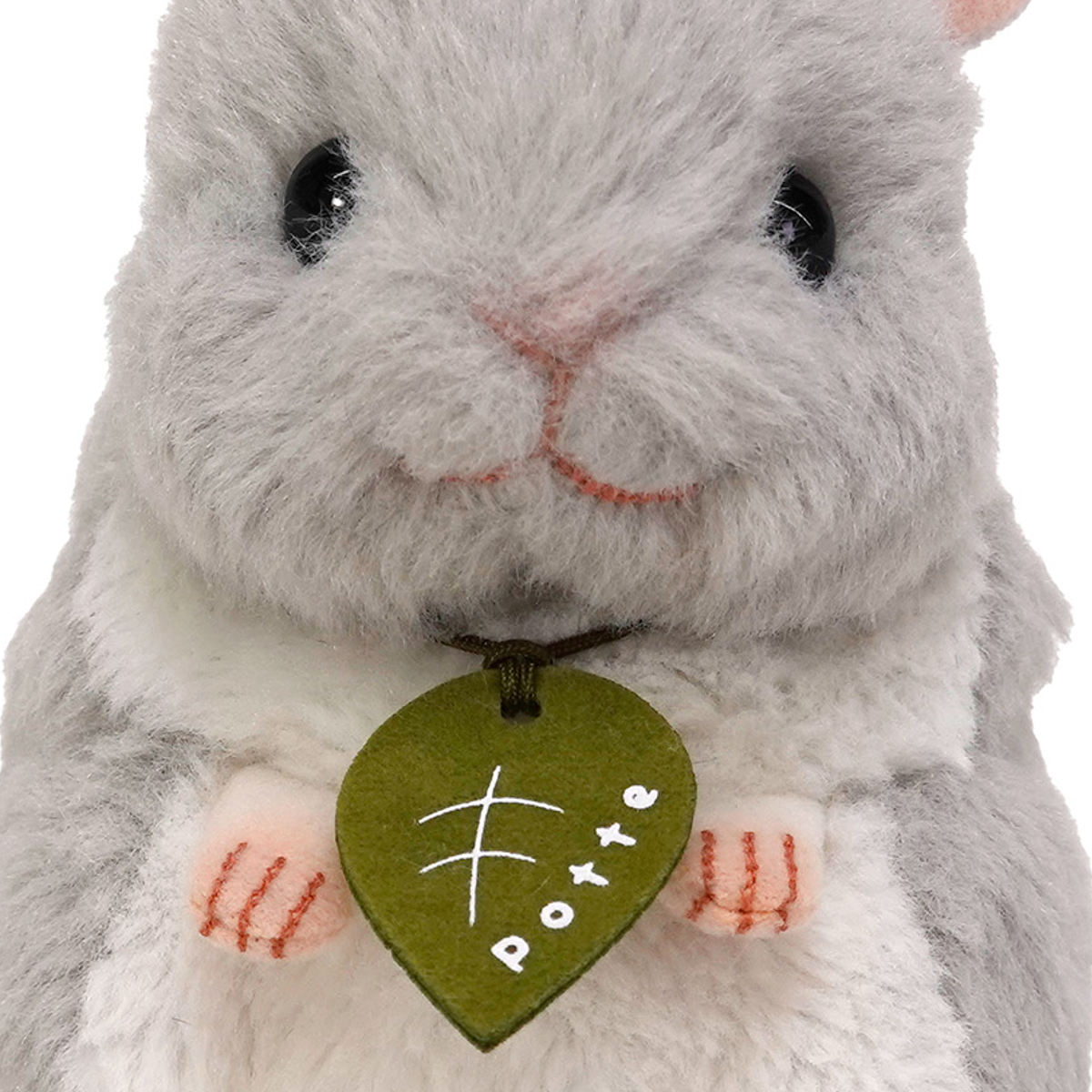 ぬいぐるみ potte チンチラ （ ヌイグルミ 動物 ネズミ 手のひらサイズ