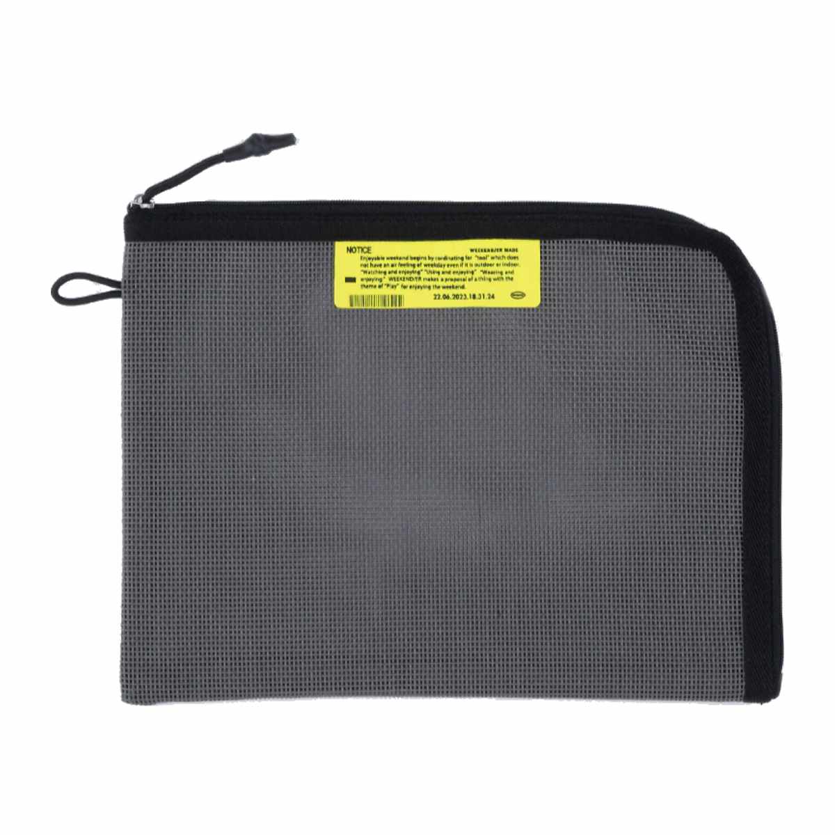 HEMING'S（ヘミングス） ミニポーチ PVC MESH FLAT CASE （ A5サイズ L