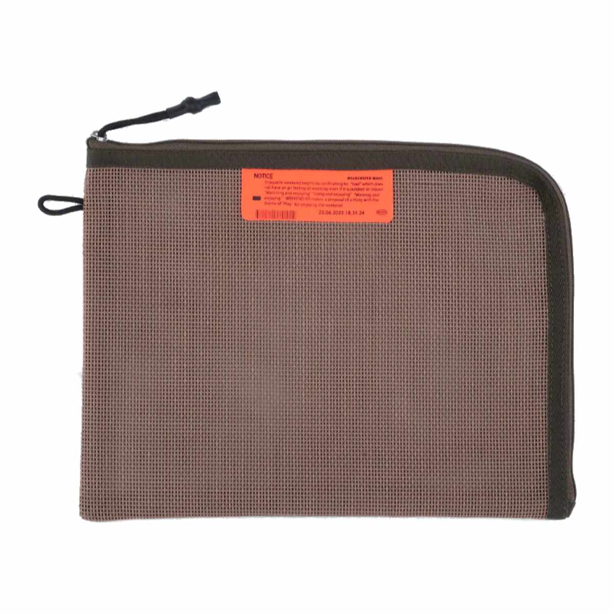 HEMING'S（ヘミングス） ミニポーチ PVC MESH FLAT CASE （ A5サイズ L