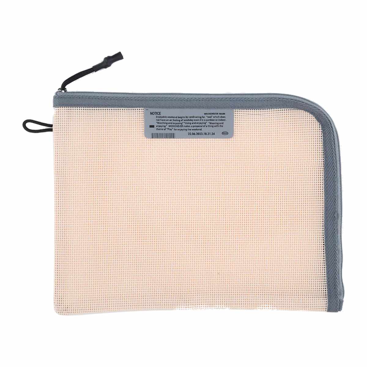 HEMING'S（ヘミングス） ミニポーチ PVC MESH FLAT CASE （ A5サイズ L