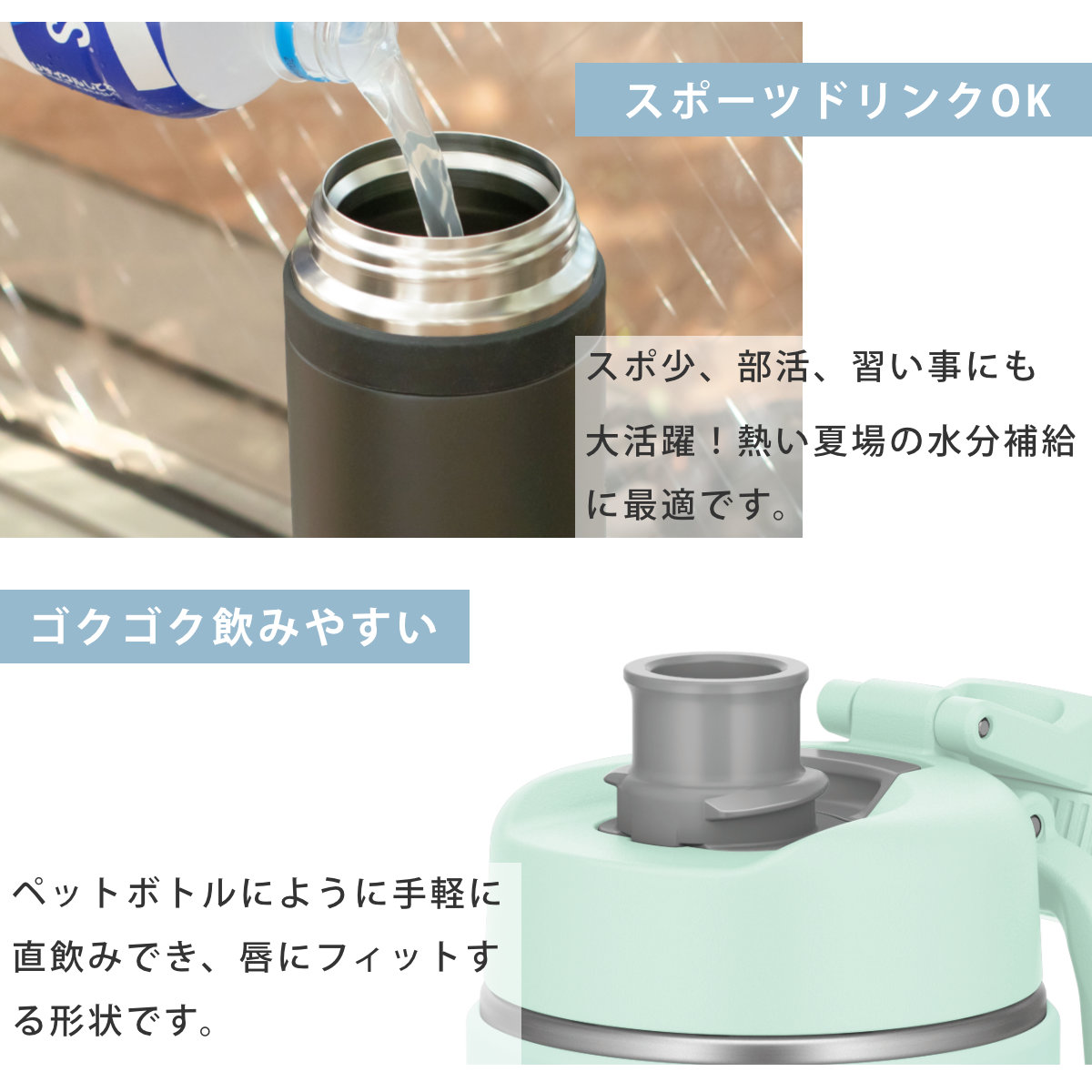 THERMOS（サーモス） 水筒 1.5L 真空断熱スポーツボトル FJU-1501
