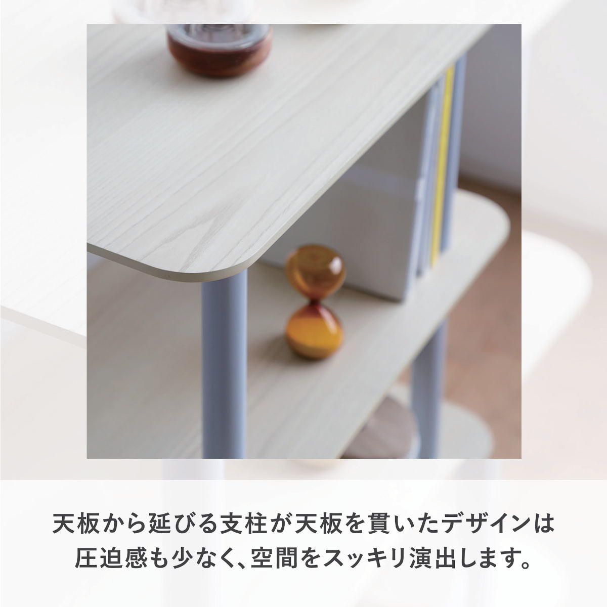弘益 オープンラック 幅60cm 3段 工具不要 簡単組立 木目調 1人暮らし