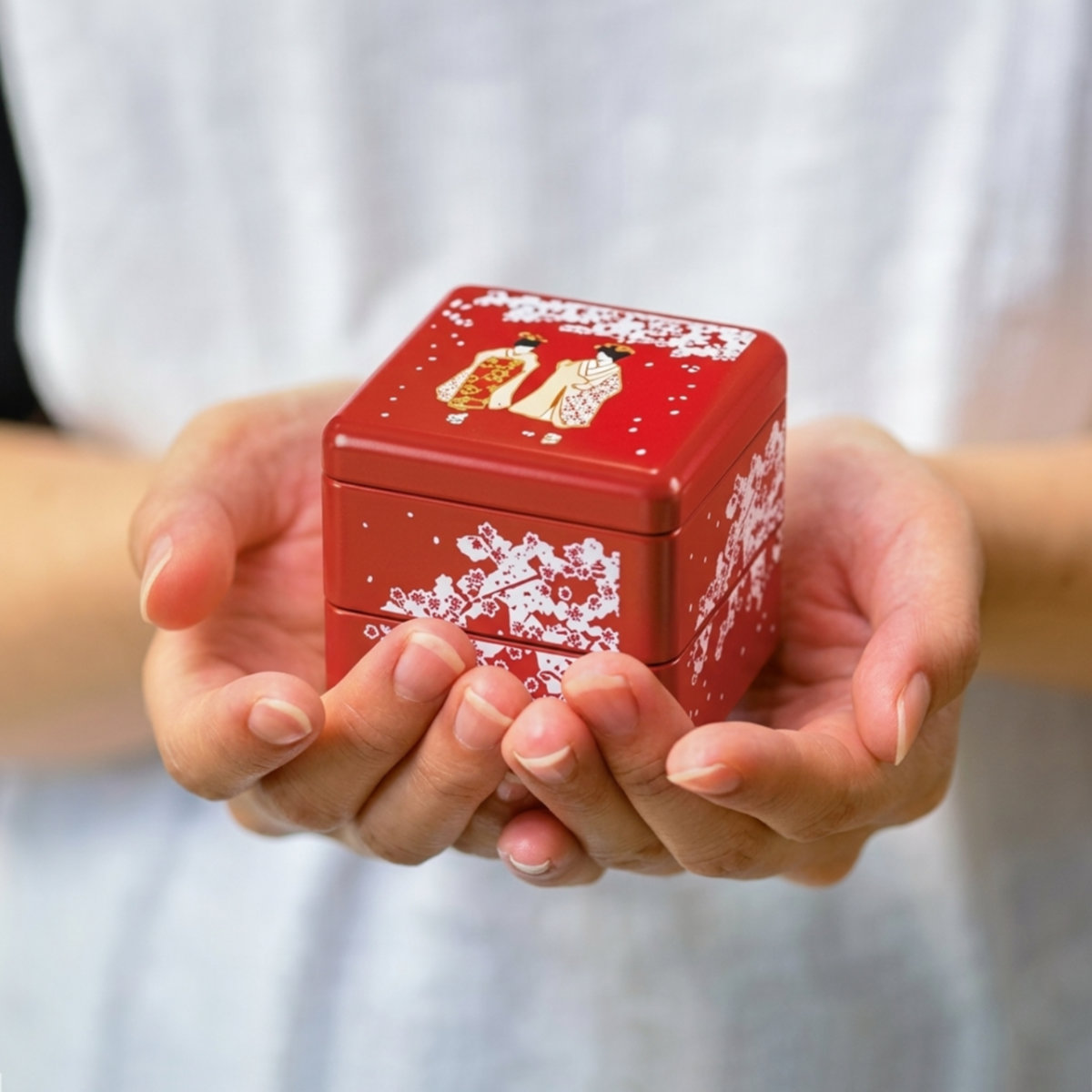 HAKOYA お重 ミニお重珍味角 HAKOYA 160ml （ 日本製 プラスチック