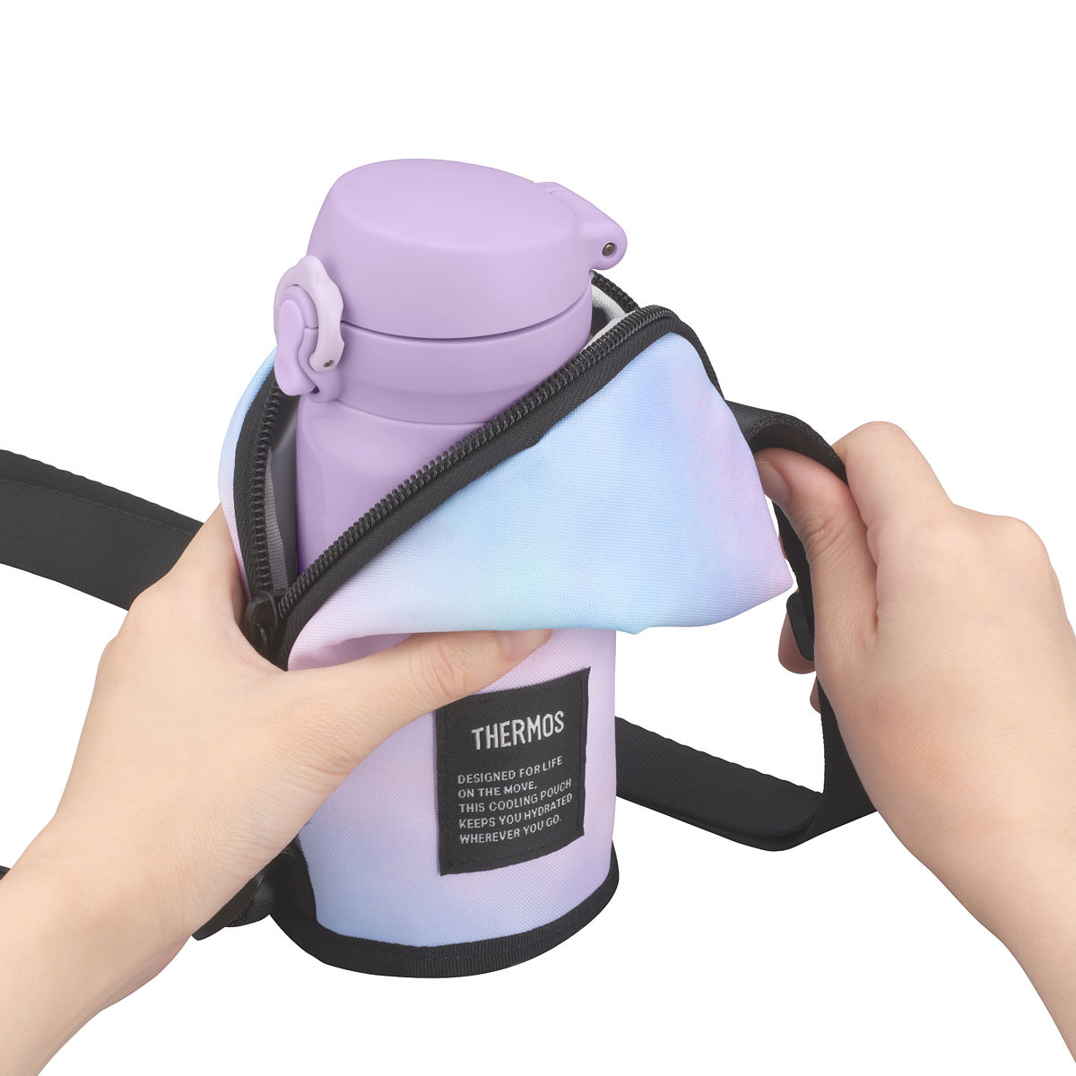 MELCO様　ハンドメイド　水筒カバー THERMOS（サーモス） 水筒カバー 350ml 保冷マイボトルポーチ