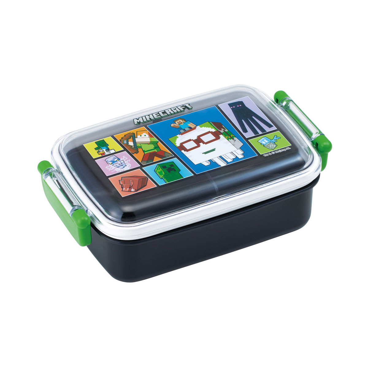 スケーター 弁当箱 1段 450ml ふわっとタイトランチBOX マインクラフト