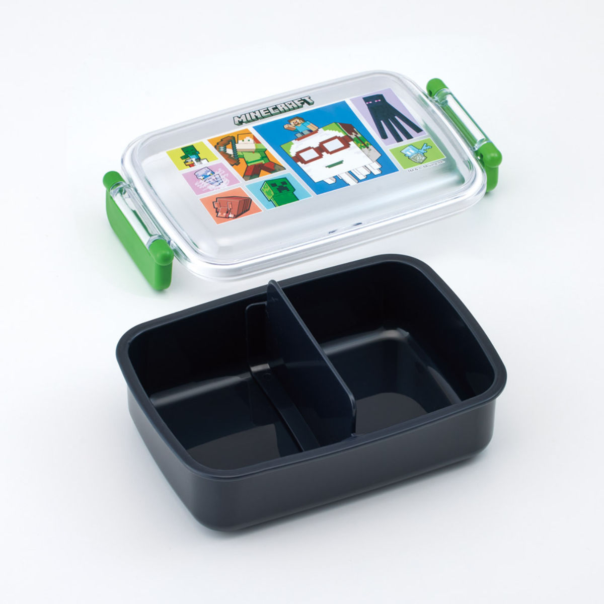 スケーター 弁当箱 1段 450ml ふわっとタイトランチBOX マインクラフト
