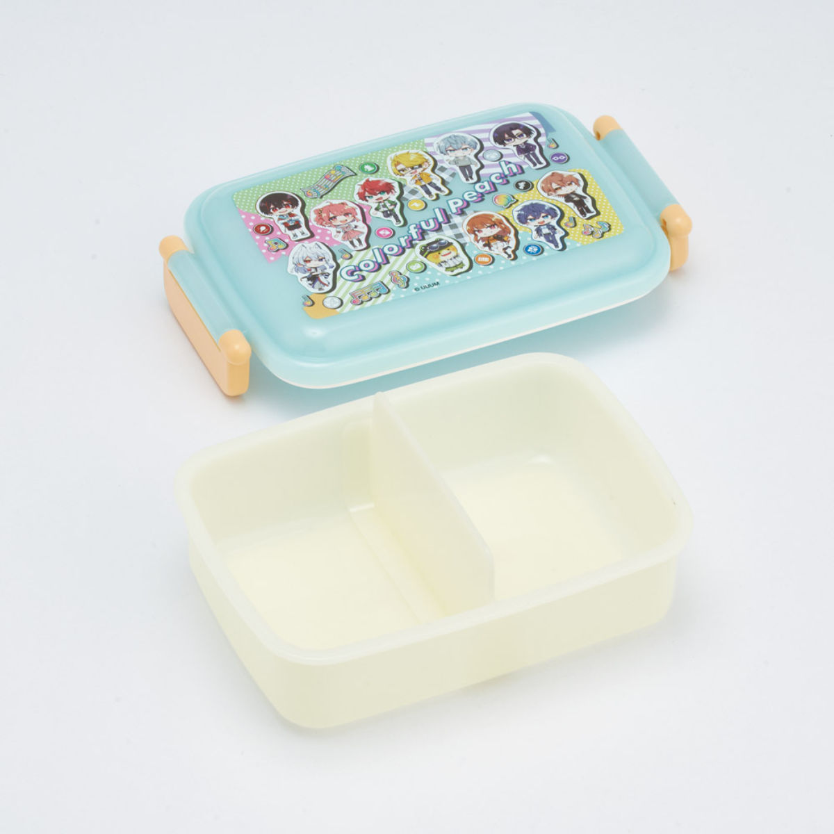 スケーター 弁当箱 1段 450ml ふわっとタイトランチBOX カラフルピーチ