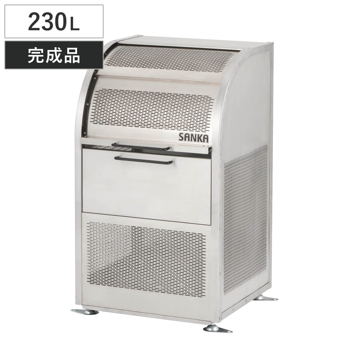 業務用ゴミ箱 230L ダストコDX 600 （ 法人限定 屋外用 ゴミ箱 スライド蓋 ゴミ 5袋分 収集ボックス 屋外ストッカー 収納庫 ゴミ置き場 ゴミ捨て ）