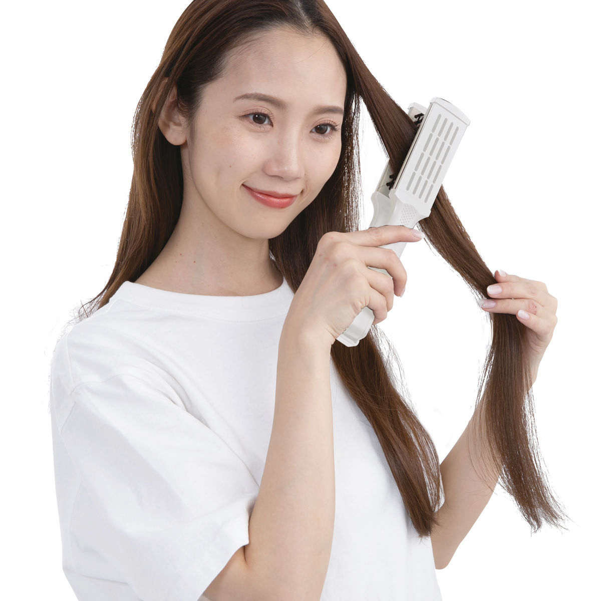 ブラシ ツインへアブラシ 挟む コンパクト ドライヤー （ ヘアブラシ