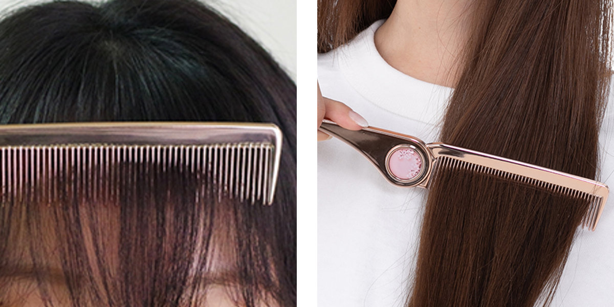 ブラシ 折りたためる ヘアコーム 持ち運び可能 （ 静電気 軽減 コーム