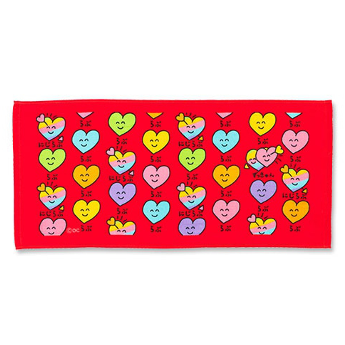 フェイスタオル 34×75cm ガーリー系柄 Part1 おえかきさん （ タオル