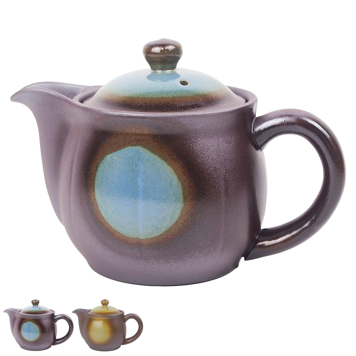 マルヨシ陶器 急須 2.0号 未来形 ポット （ 380ml 陶器 萬古焼 茶こし