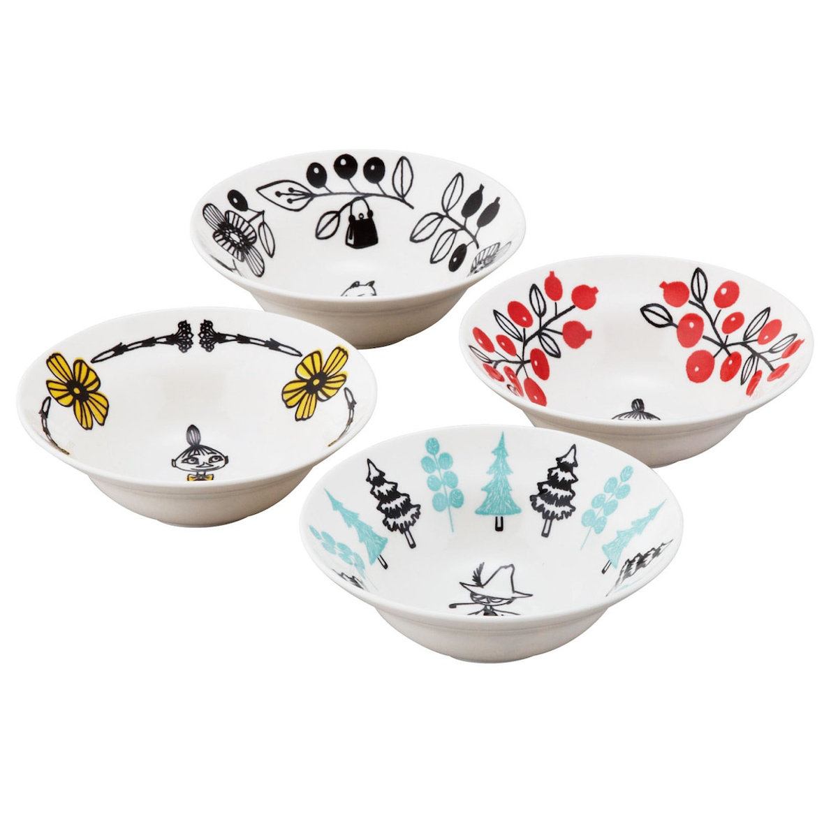 MOOMIN ムーミン 食器 12点セット マグカップ ボウル プレート 山加商店 ボウル MOOMIN ボウルセット （ 16cm 4点セット 食洗機対応