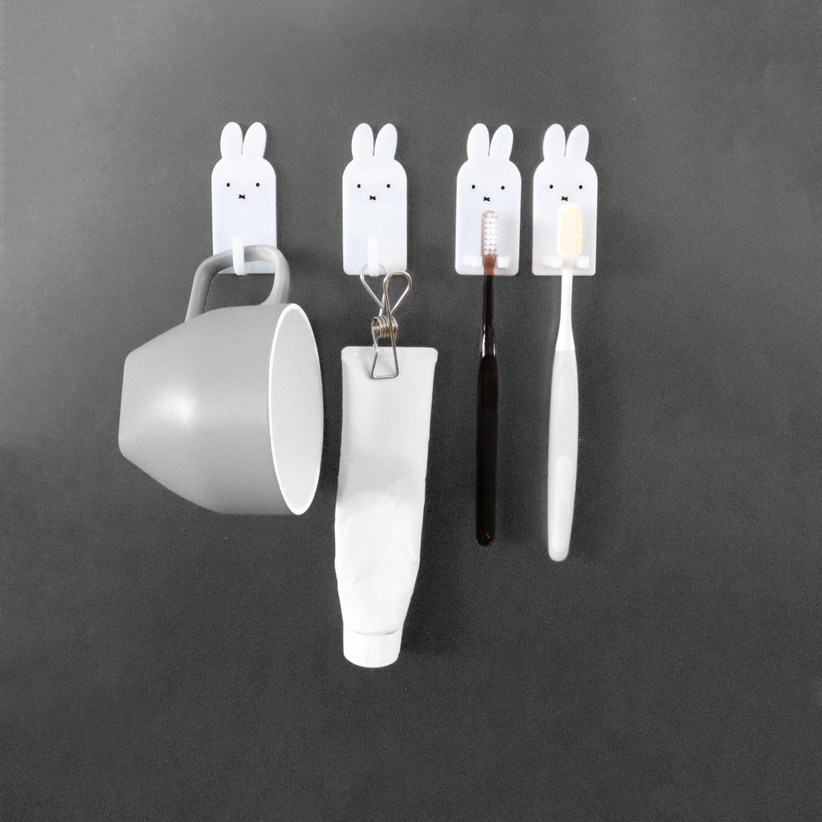 オカトー バス収納 マグネット 歯ブラシホルダー miffy ミッフィー