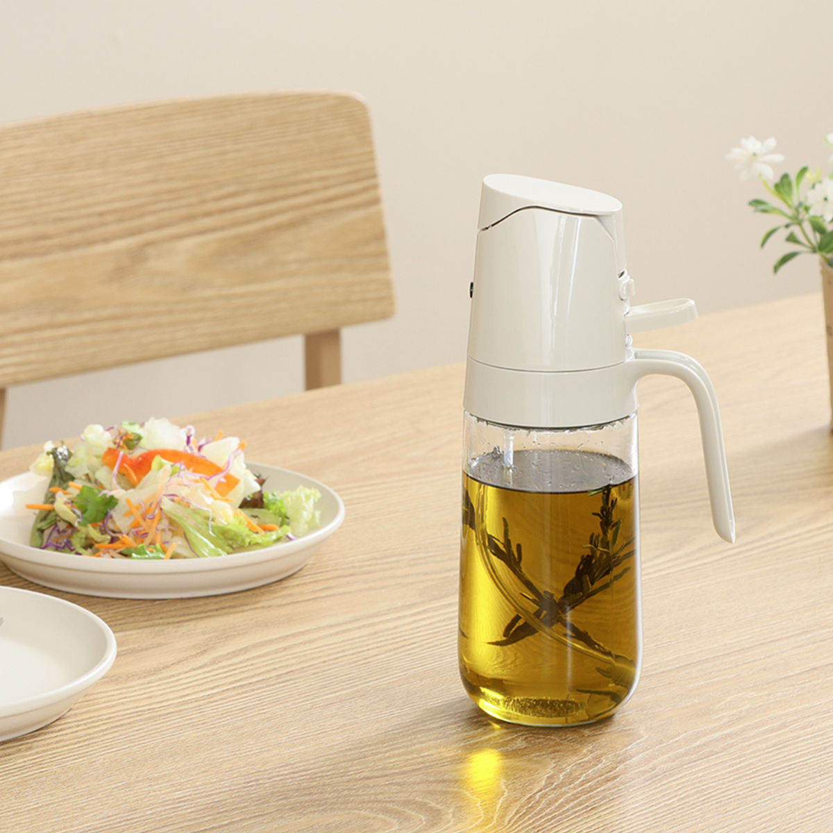 不二貿易（Fuji Boeki） オイルボトル 500ml 2wayオイルディスペンサー