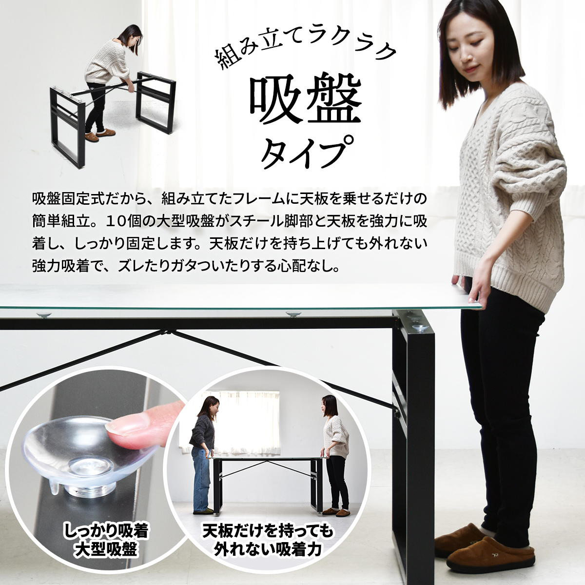 ダイニングテーブル＆チェア 3点セット 幅120cm セラミック天板 ベロアチェア （ ダイニングセット テーブル 食卓テーブル 2人掛け ダイニングチェア ）_18