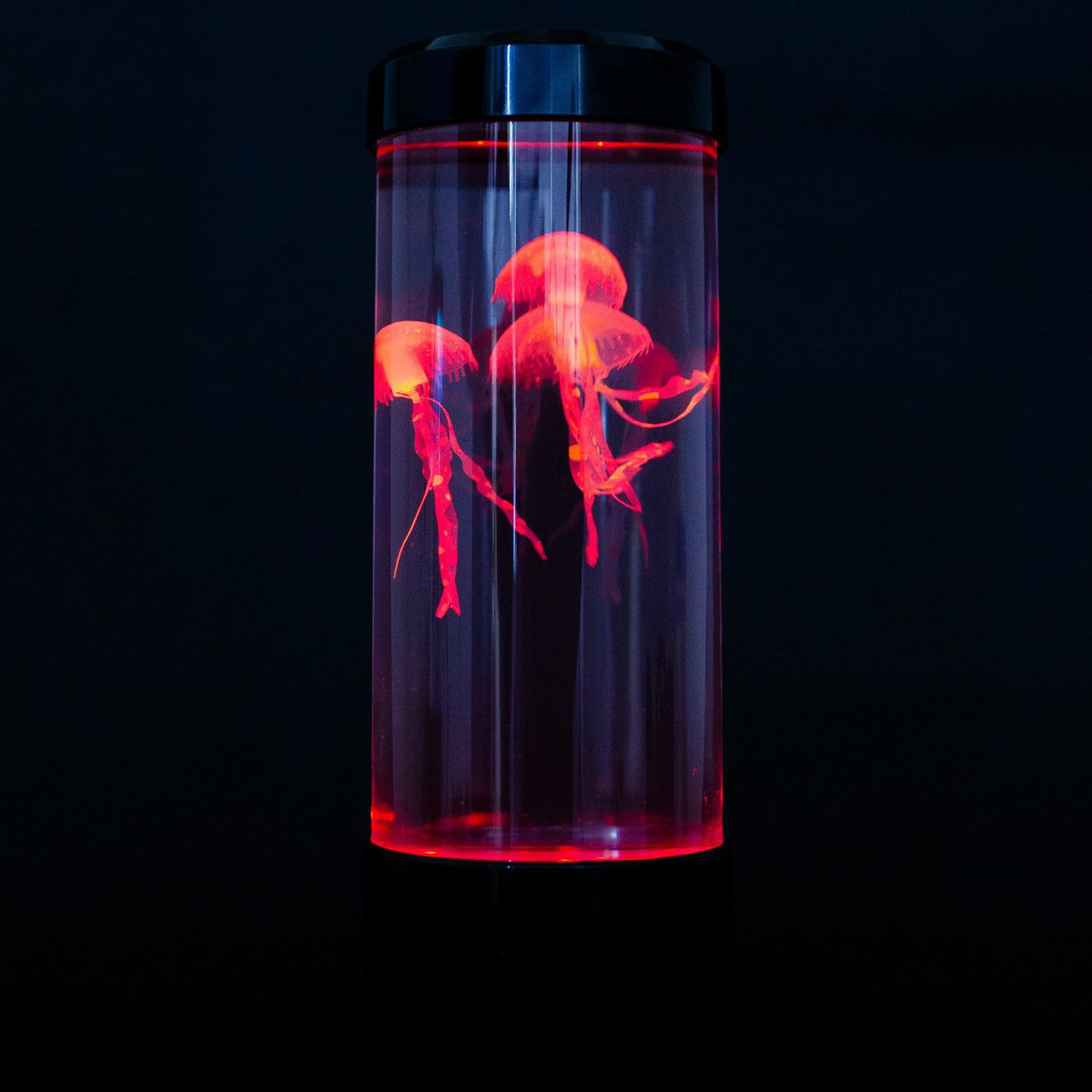 新品　jelly fish モーションラバランプ　レッド　赤 LEADWORKS（レッドワークス） ジェリーフィッシュランプ 幻想的 水槽
