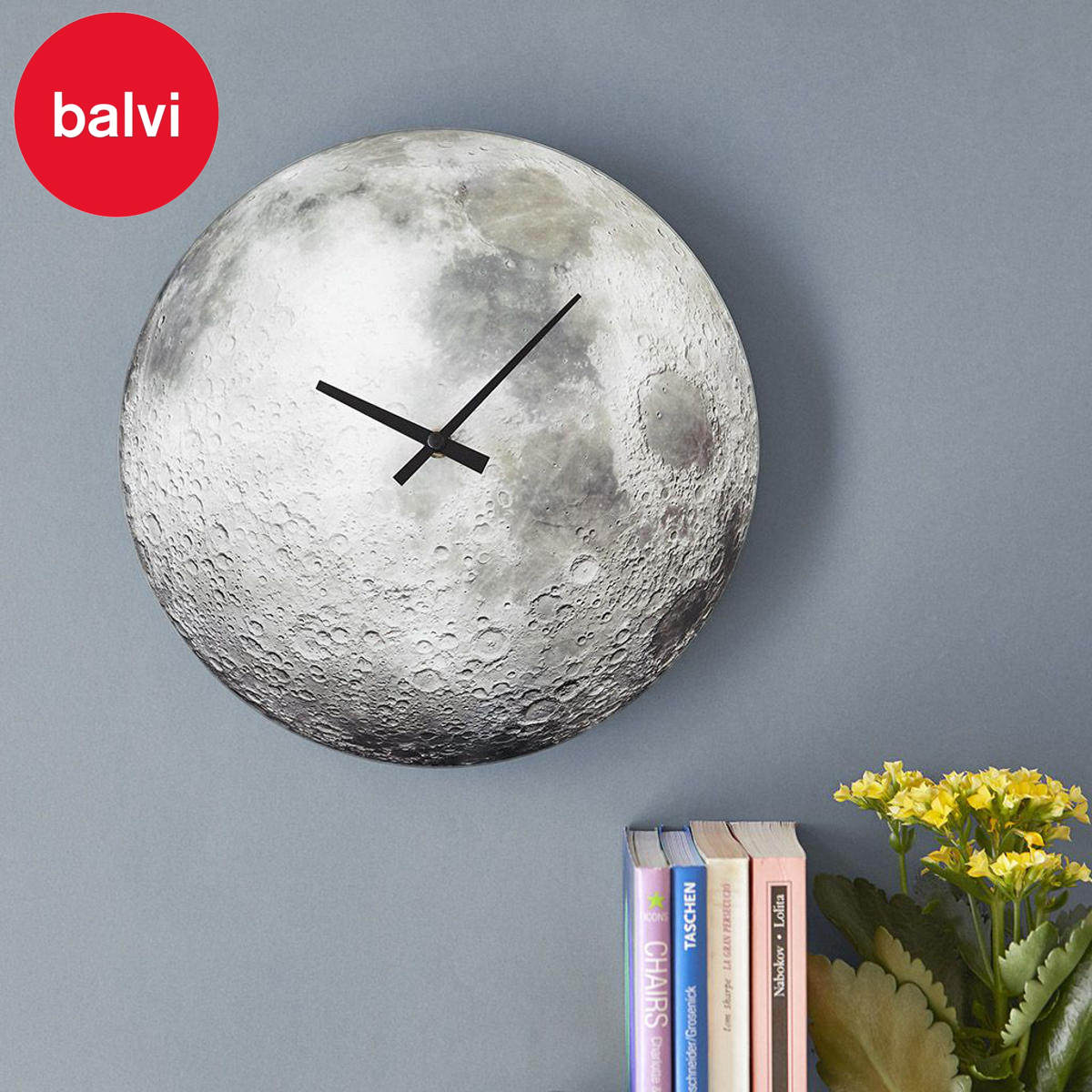 アントレックス 時計 壁掛け時計 balvi ムーンクロック Gibbous Moon