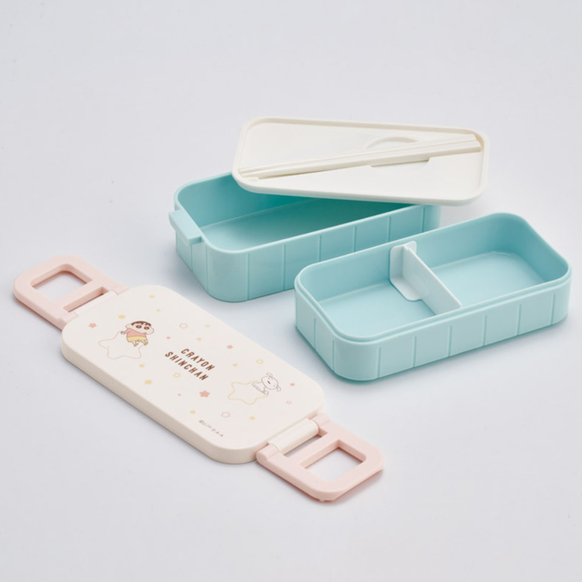 スケーター 弁当箱 2段 600ml タイトランチボックス2段 クレヨン