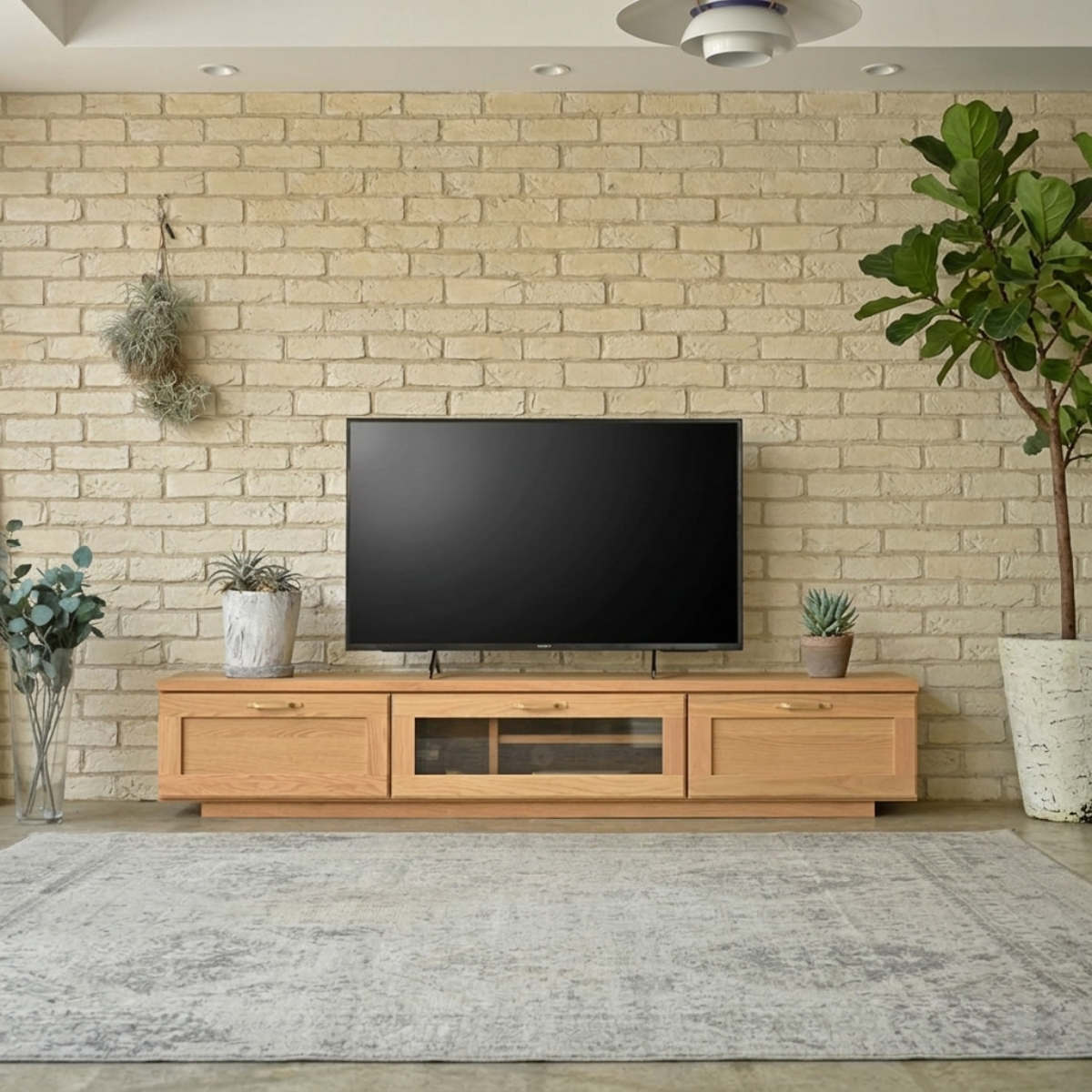 GART（ガルト） テレビ台 ローボード 幅180cm オーク 木目調 日本製