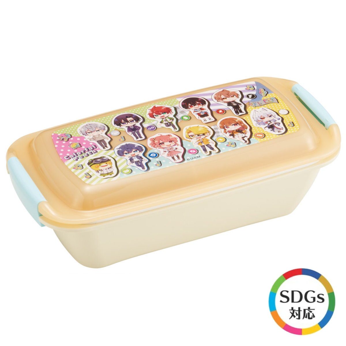 スケーター 弁当箱 1段 530ml ふわっとタイトランチボックス カラフル