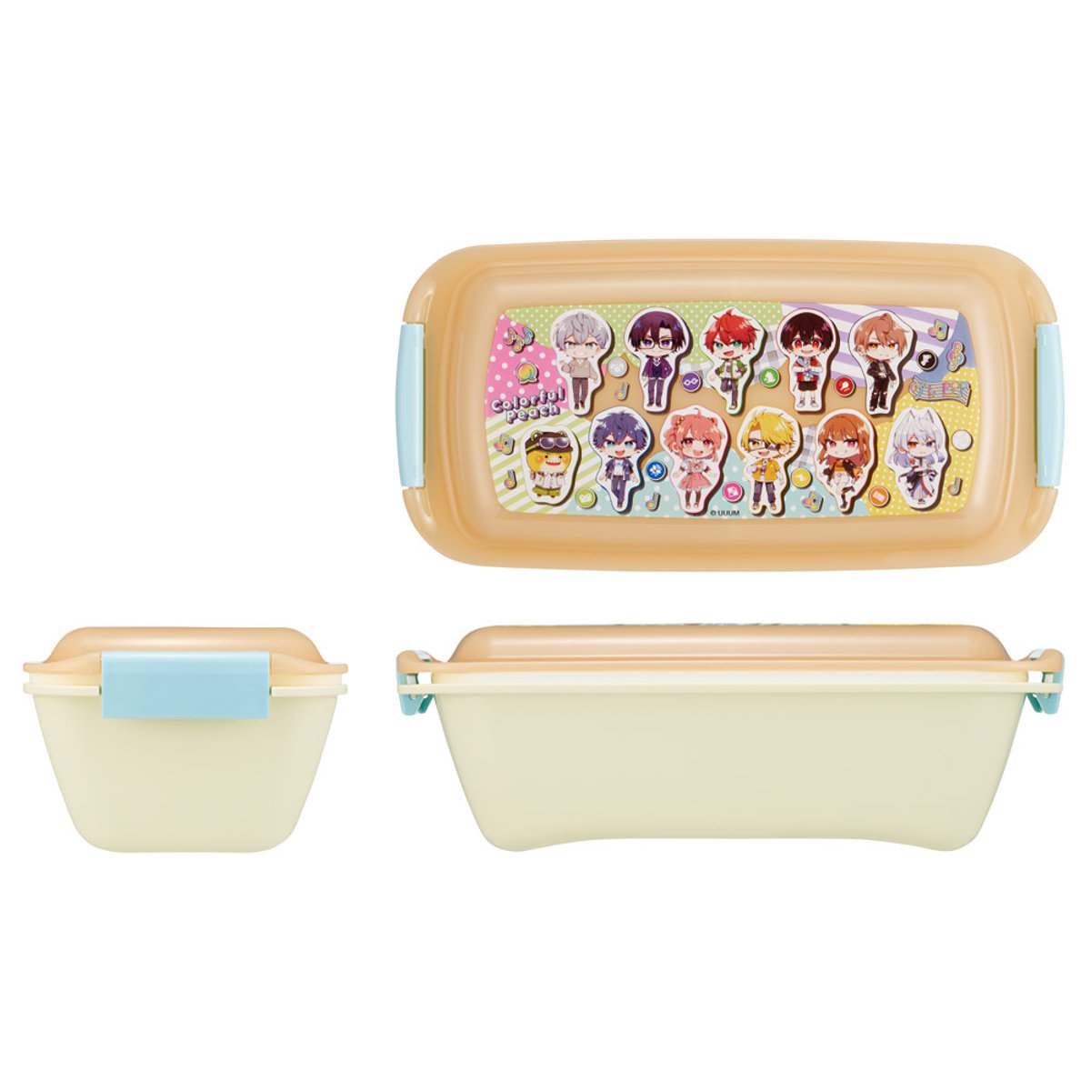 スケーター 弁当箱 1段 530ml ふわっとタイトランチボックス カラフル