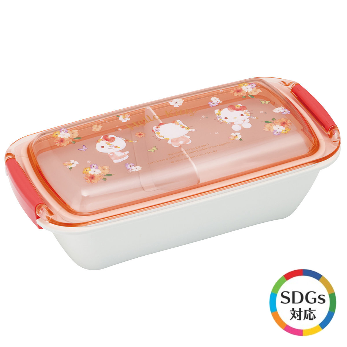 スケーター 弁当箱 1段 530ml ふわっとタイトランチボックス キティ