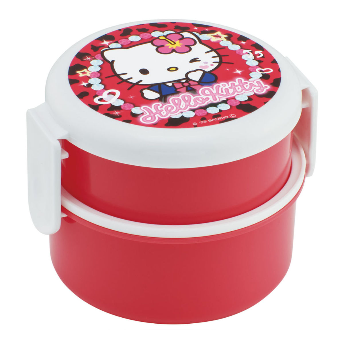 スケーター 弁当箱 500ml 丸型ランチボックス2段 ハローキティ