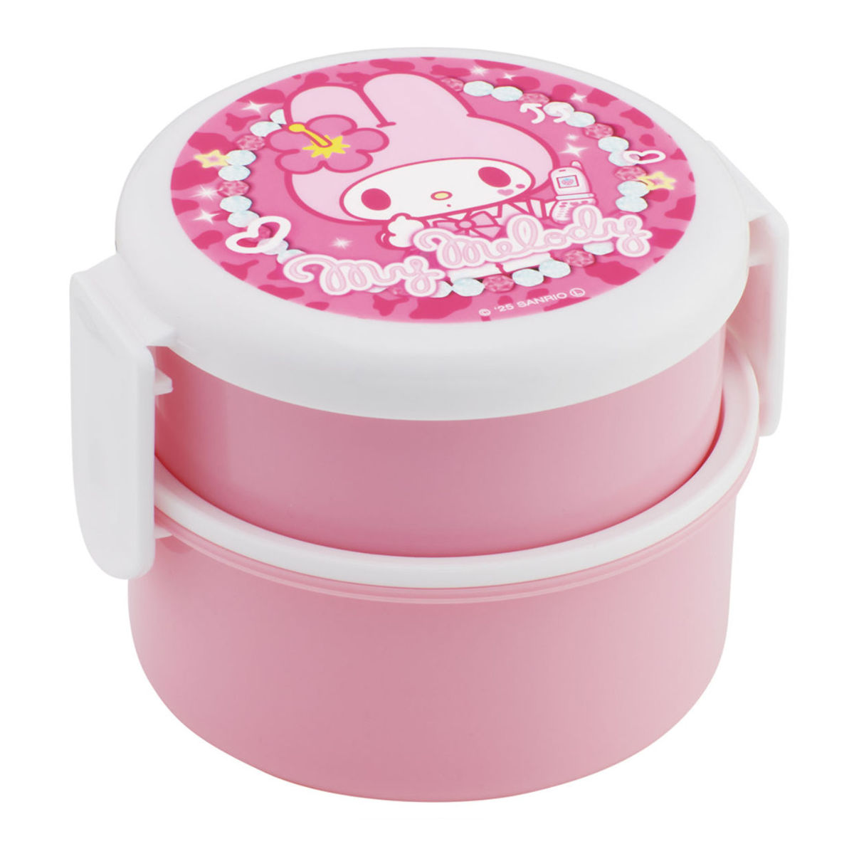 スケーター 弁当箱 500ml 丸型ランチボックス2段 マイメロディ