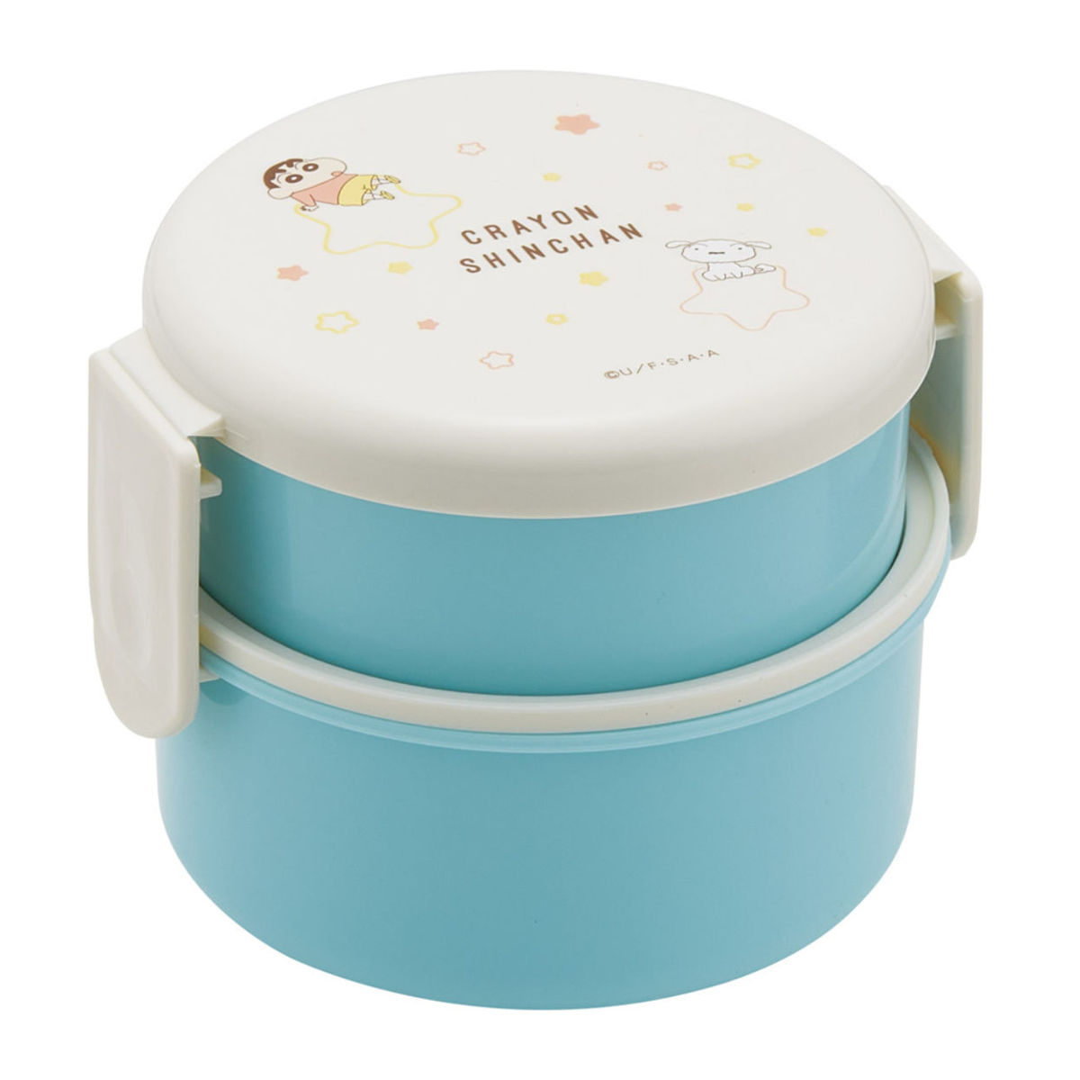 スケーター 弁当箱 500ml 丸型ランチボックス2段 クレヨンしんちゃん