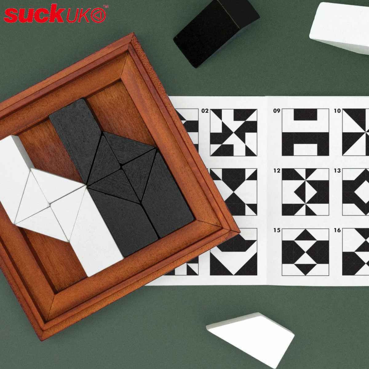 アントレックス SUCK UK 木製パズル タングラム 遊び （ サック