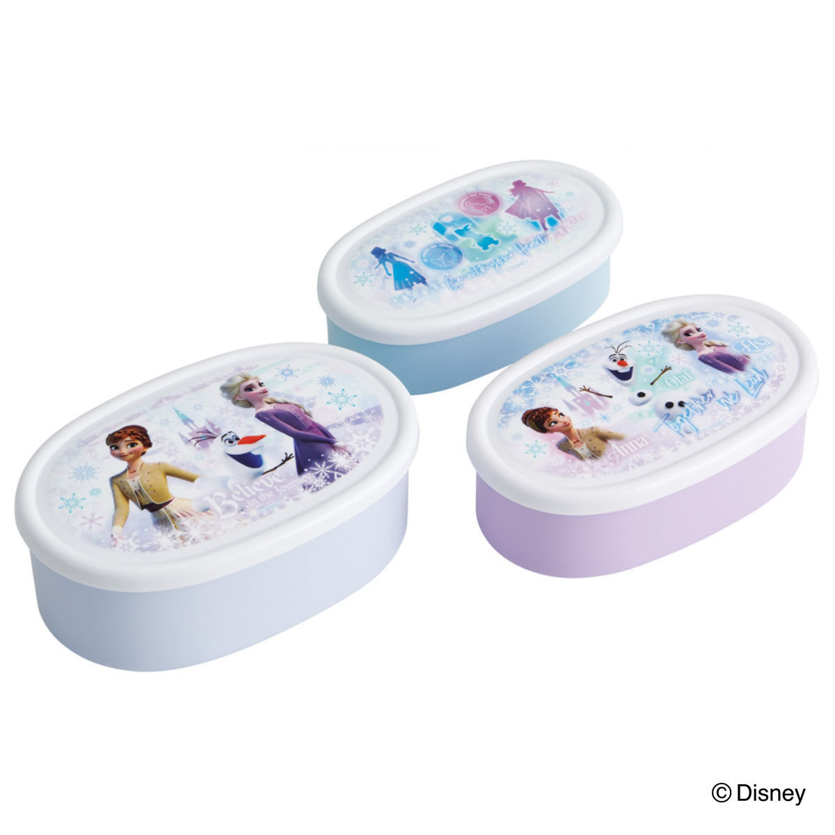 スケーター 弁当箱 3個セット シール容器 アナ雪26 （ レンジ対応 保存