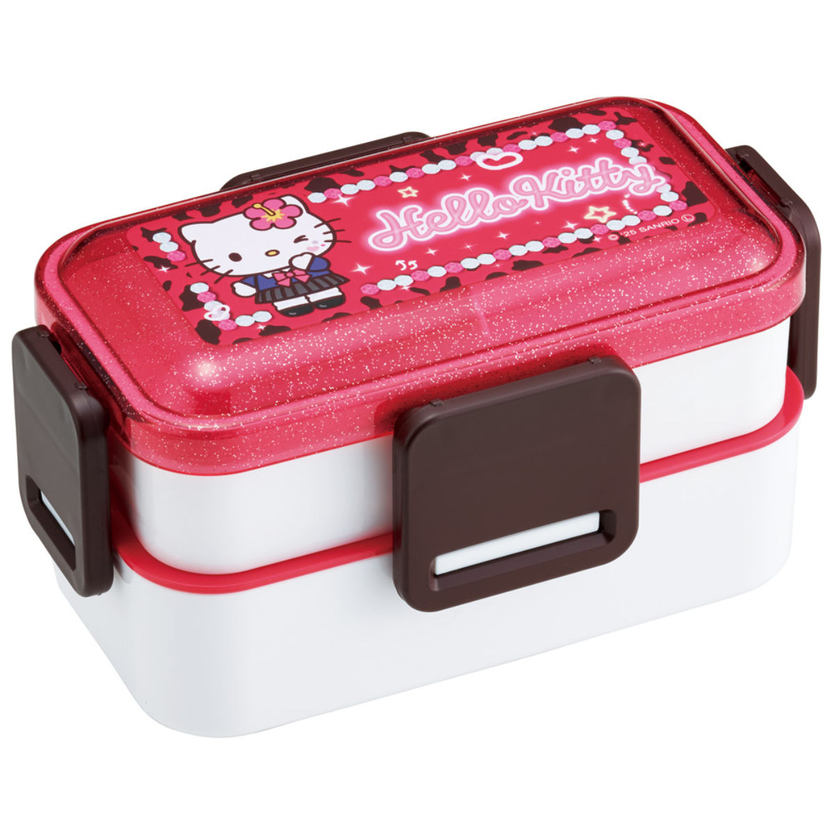 スケーター 弁当箱 2段 600ml 2段ふわっと弁当箱 キティスクール