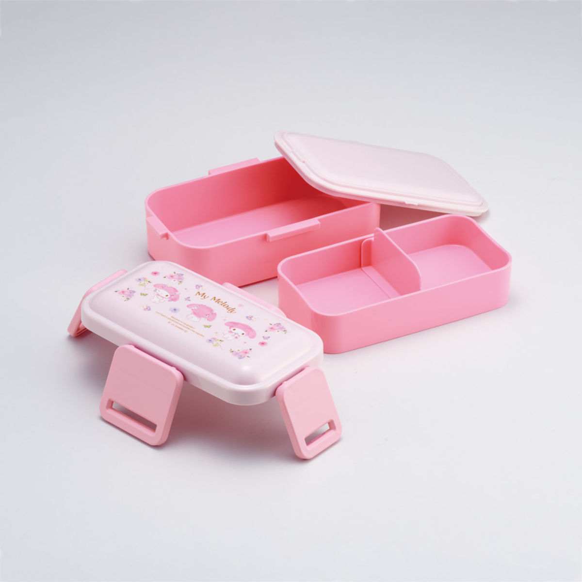 スケーター 弁当箱 2段 600ml 2段ふわっと弁当箱 マイメロパステル水彩