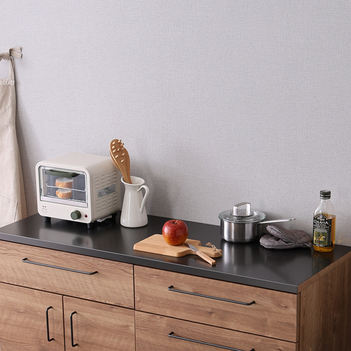 ホームテイスト（HOME taste） キッチンカウンター 幅120cm 2点セット 
