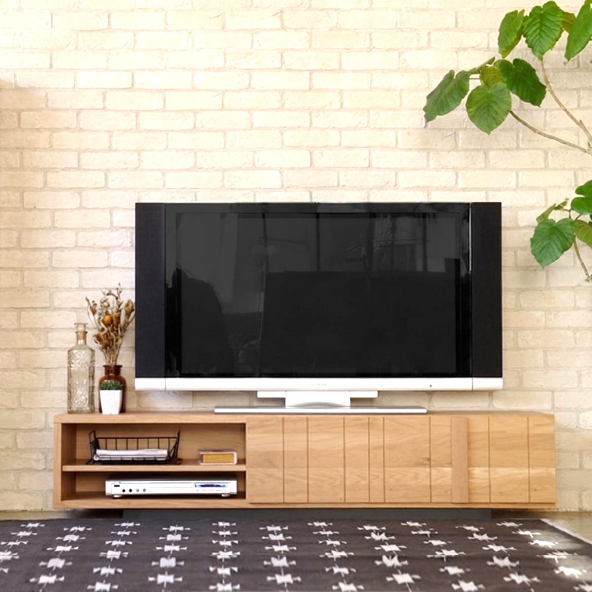 GART（ガルト） テレビ台 ローボード 幅160cm 木目調 日本製 可動棚