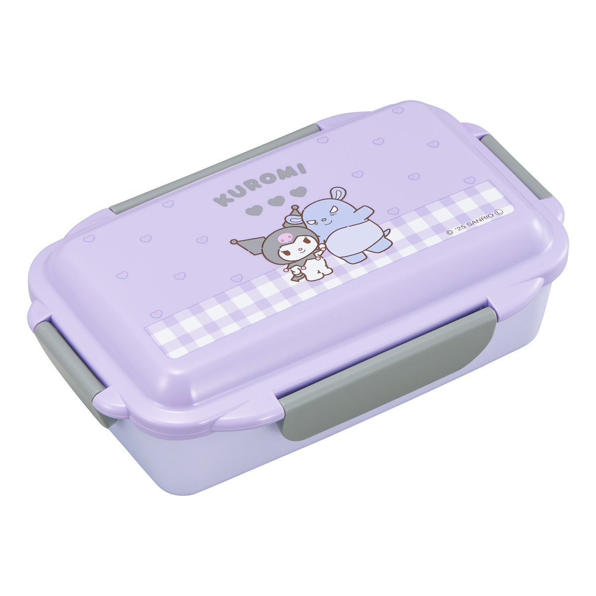 OSK（オーエスケー） 弁当箱 500ml ランチボックス 仕切付 クロミ