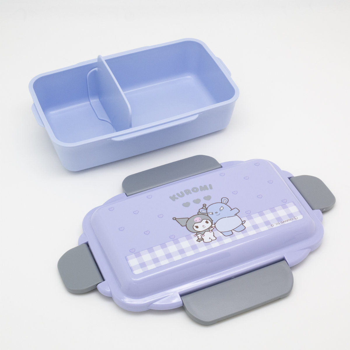 OSK（オーエスケー） 弁当箱 500ml ランチボックス 仕切付 クロミ