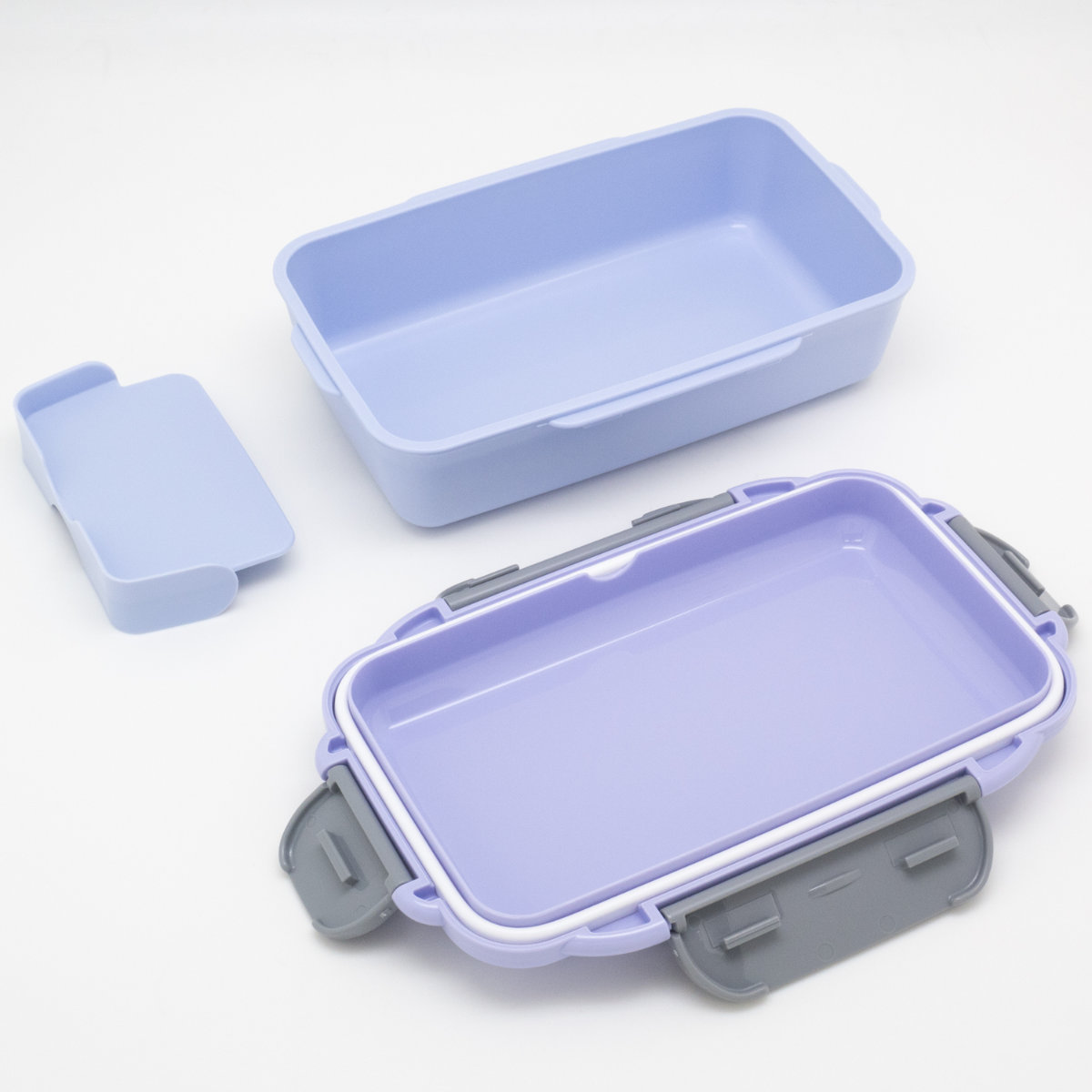 OSK（オーエスケー） 弁当箱 500ml ランチボックス 仕切付 クロミ