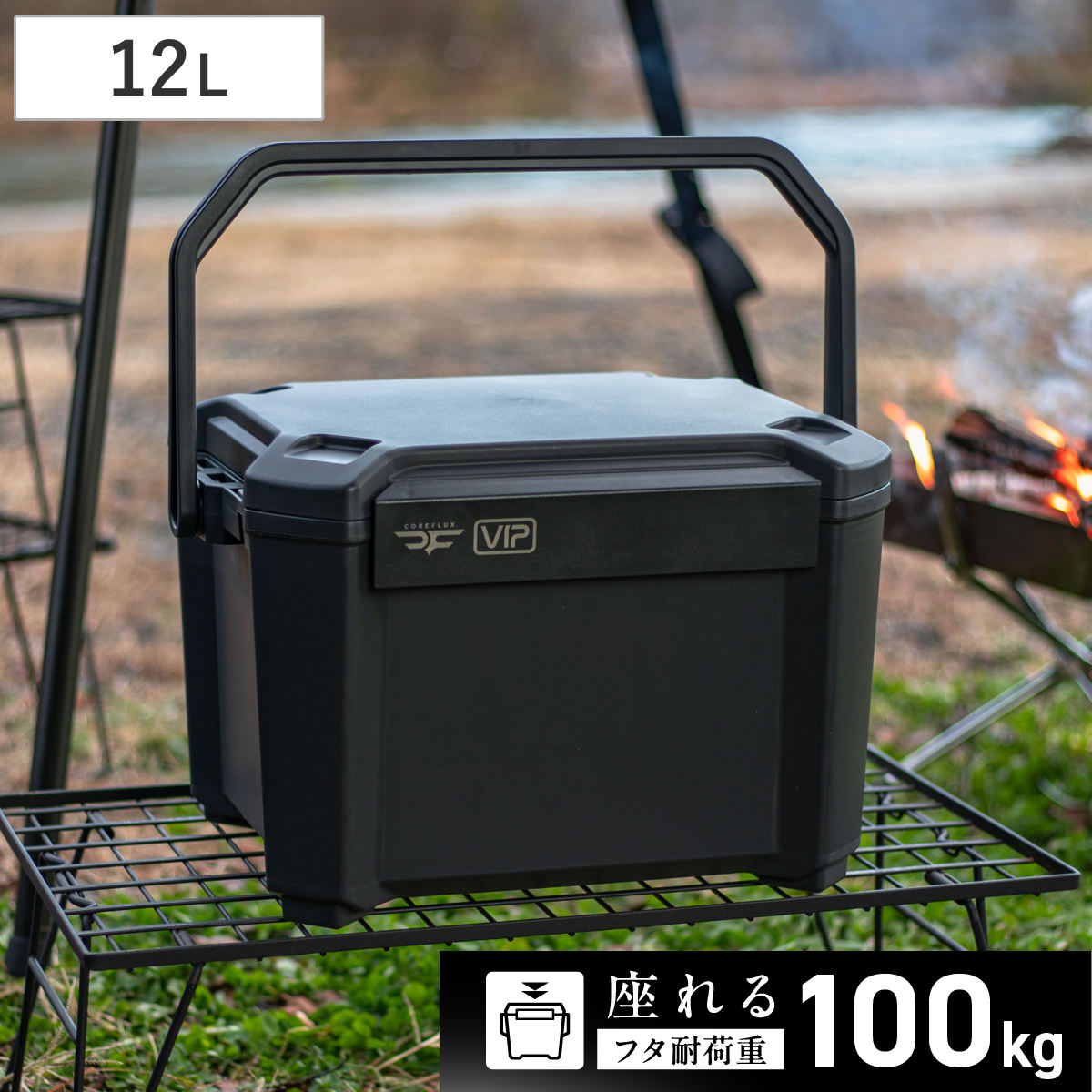 �N�[���[�{�b�N�X 12L COREFLUX VIP ����� �ω׏d100kg �i �ۗ� �N�[���[BOX �ۗ�{�b�N�X �A�E�g�h�A�p�i 12���b�g�� �j